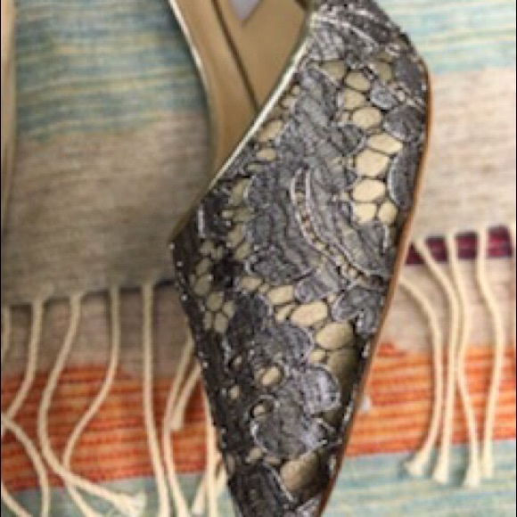 new jimmy choo silver romy 60 lace pumps - Picture 12 of 14
